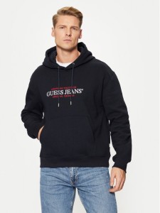 Guess Jeans Bluza M4YQ23 K9V31 Granatowy Regular Fit