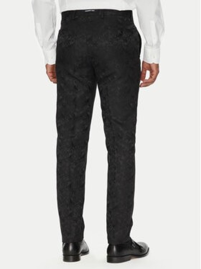 KARL LAGERFELD Spodnie garniturowe 255002 553038 Czarny Slim Fit