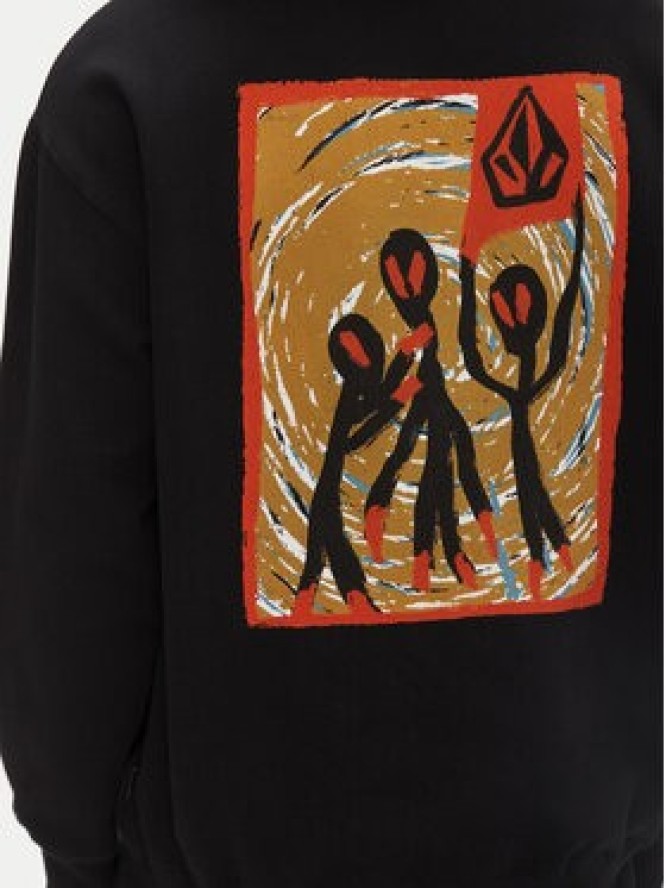 Volcom Bluza Gonyvaders A4112508 Czarny Loose Fit