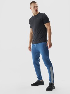 4F Spodnie treningowe szybkoschnące męskie - niebieskie 3XL