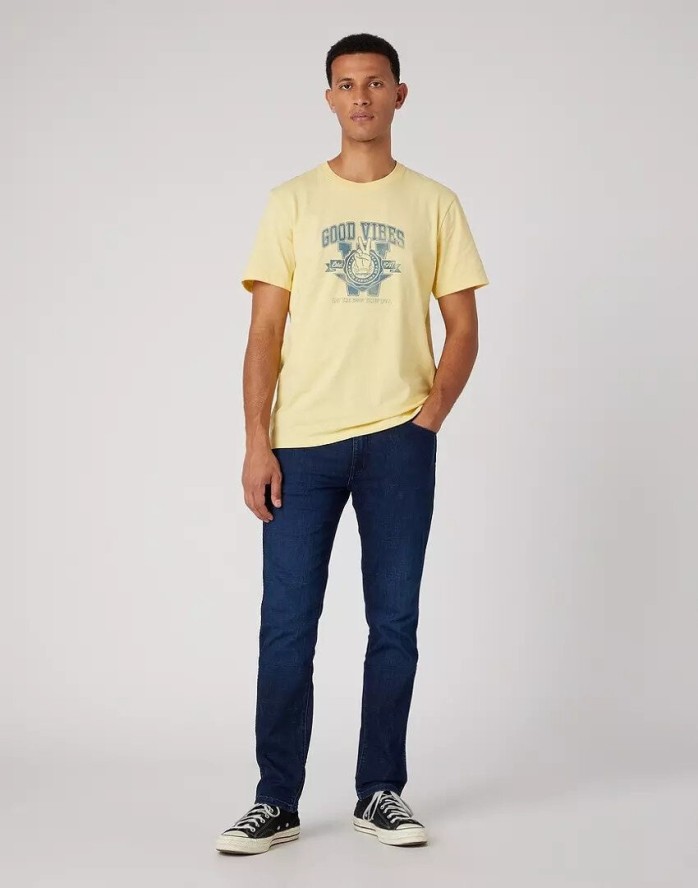 WRANGLER LARSTON MĘSKIE SPODNIE JEANSOWE JEANSY SOFT ROCK W18S74Y88 112331092