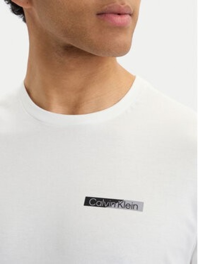 Calvin Klein T-Shirt SS 30s EU LV04LG810G Biały Slim Fit