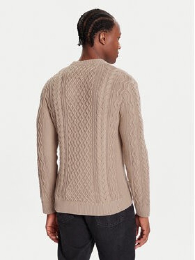 Tommy Jeans Sweter DM0DM22101 Brązowy Regular Fit