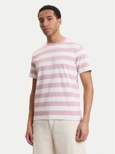 Guess Jeans T-Shirt M4YI84 K9XF1 Różowy Regular Fit