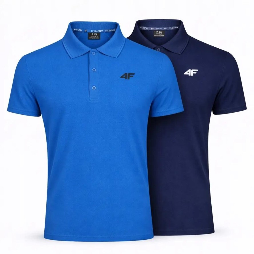 ZESTAW KOSZULEK POLO 4F T-SHIRT MĘSKI KOMPLET 2 SZTUKI M0770