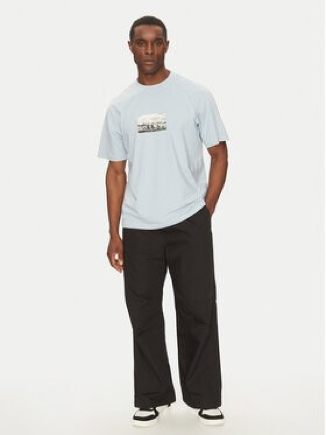 Jack & Jones T-Shirt Pacer Photo 12273775 Błękitny Relaxed Fit