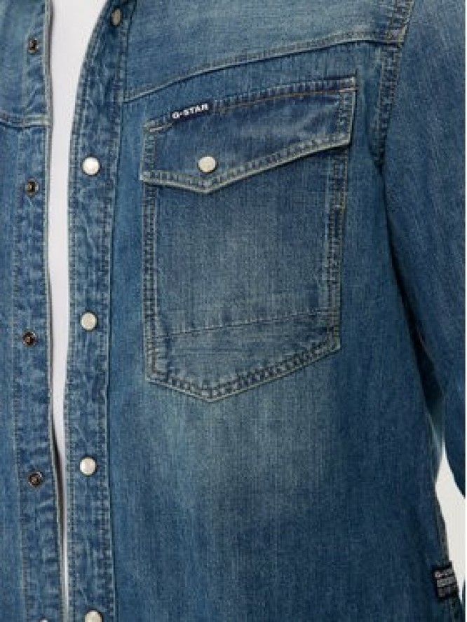 G-Star Raw Koszula jeansowa Dakota D23616-D252 Niebieski Regular Fit