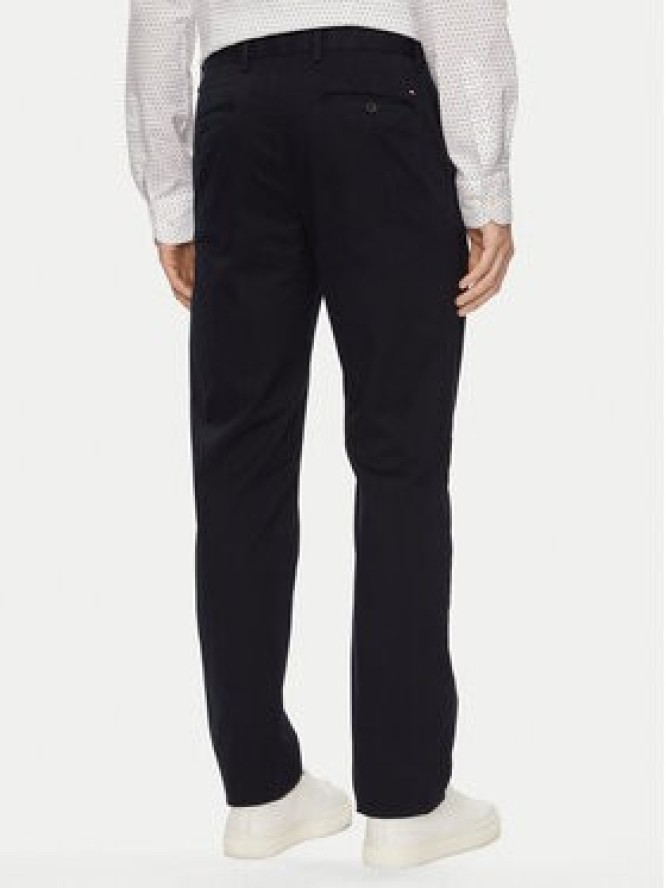 Tommy Hilfiger Chinosy Denton MW0MW25964 Granatowy Straight Fit