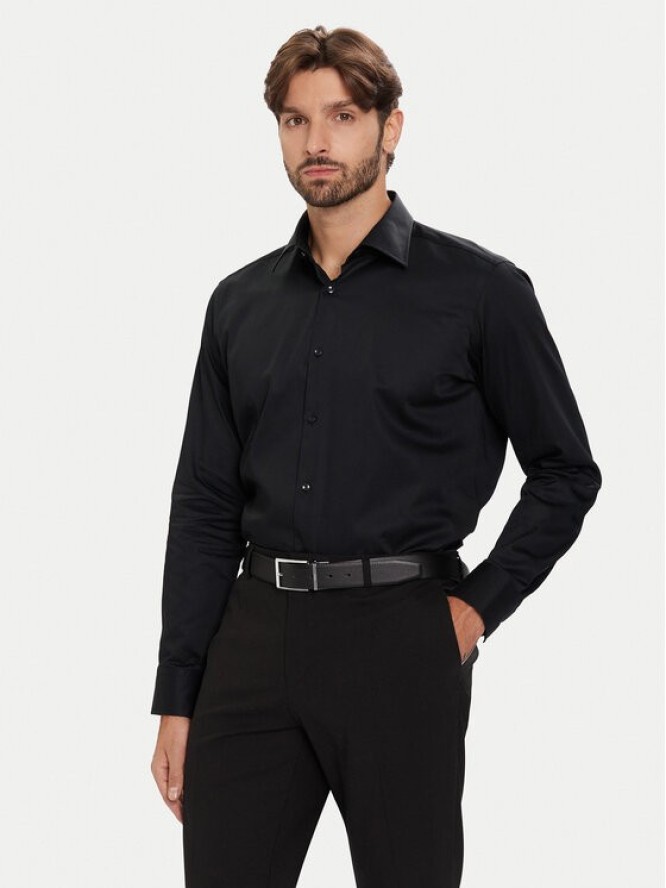 BOSS Koszula H-Joe 50549901 Czarny Regular Fit