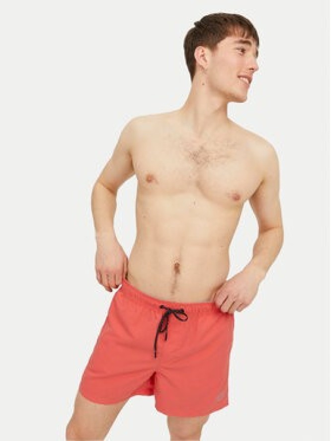 Jack & Jones Szorty kąpielowe Jpstfiji 12225961 Koralowy Regular Fit