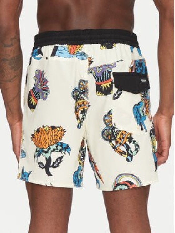 Volcom Szorty kąpielowe Bob Mollema A2512504 Écru Regular Fit