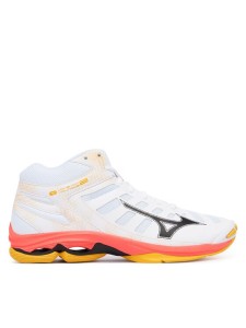 Mizuno Buty halowe Wave Voltage 2 Mid V1GA2465 Pomarańczowy