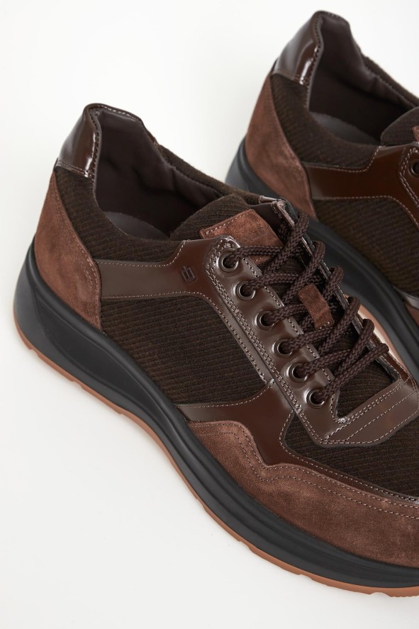 Sneakersy męskie zamszowe BALDININI