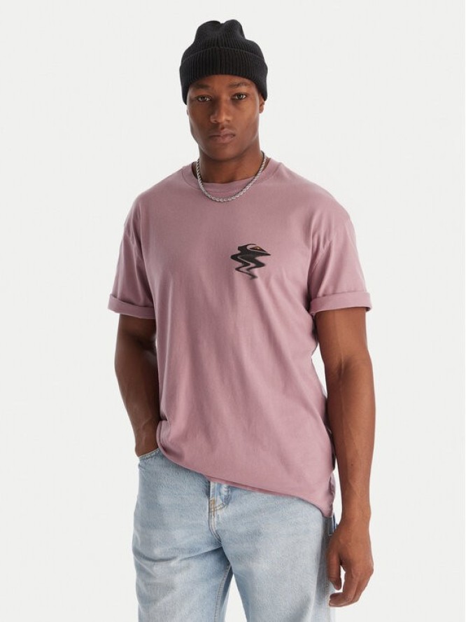 Quiksilver T-Shirt Elderberry EQYZT08200 Fioletowy Regular Fit