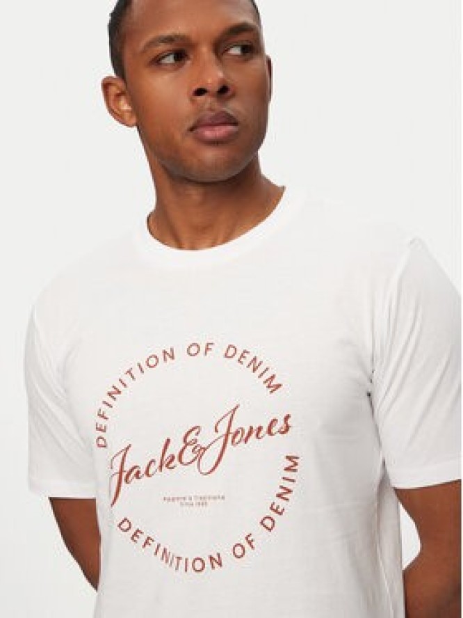 Jack & Jones T-Shirt Grayson 12288377 Biały Regular Fit