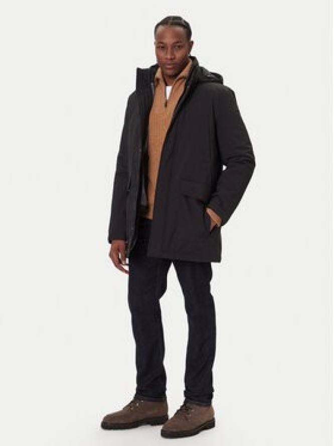 Geox Kurtka zimowa Andalo M5620F T3136 F9000 Czarny Regular Fit