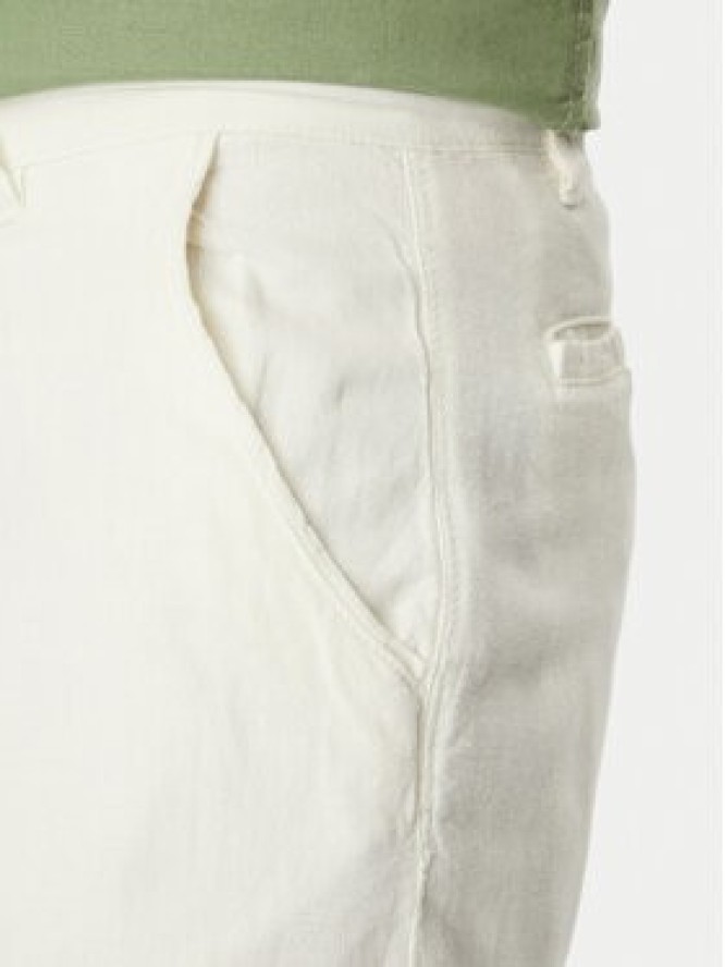 Blend Szorty materiałowe 20717870 Biały Regular Fit