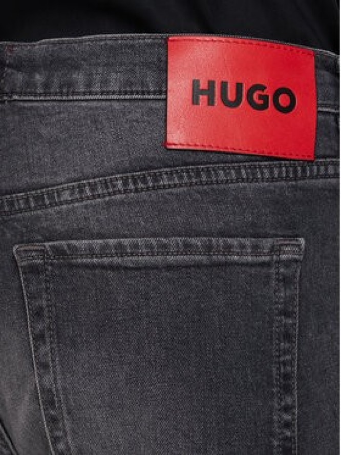 HUGO Jeansy 50547274 Szary Tapered Fit