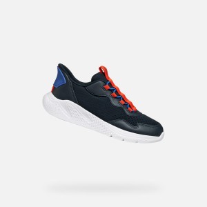 Buty GEOX J SPRINTYE FAST IN B Niebieski