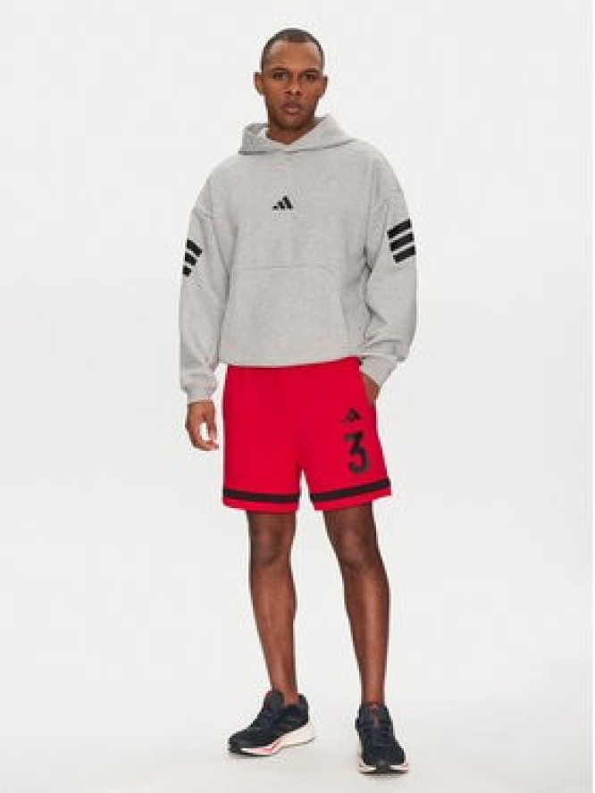 adidas Szorty sportowe Seasonal Essentials Sport JD8089 Czerwony Regular Fit
