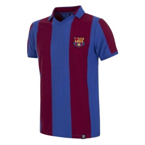 Koszulka Retro Piłkarska - Dorosły - FC Barcelona 1980-81 - Niebieski-Czerwony