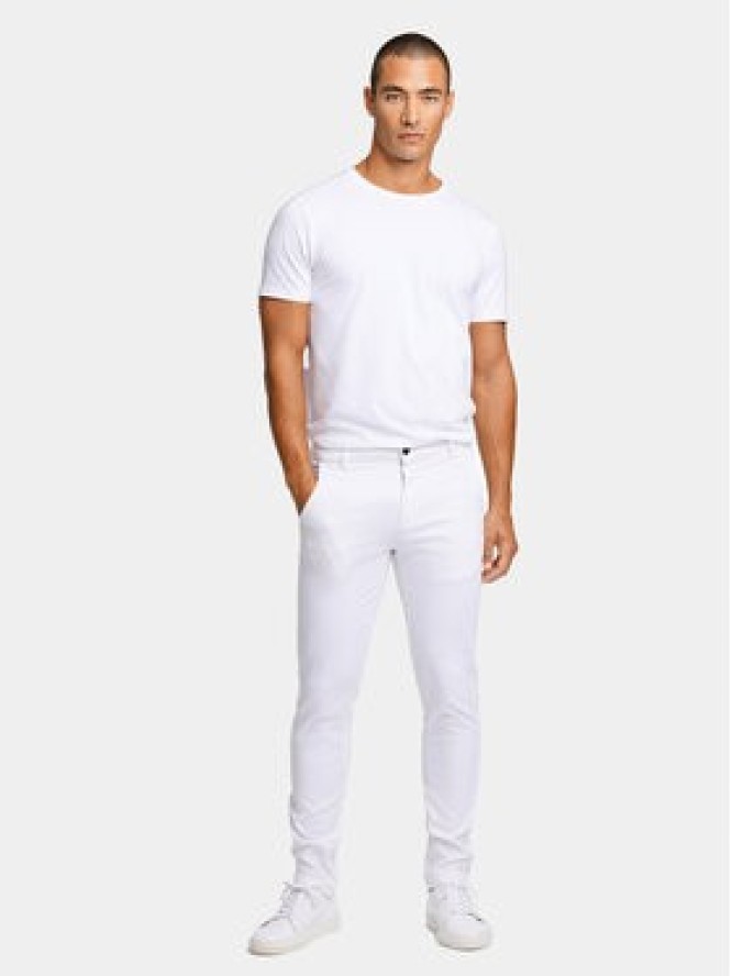 Lindbergh Chinosy 30-005044 Biały Slim Fit