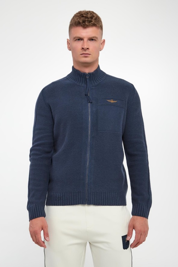 Sweter męski wełniany AERONAUTICA MILITARE