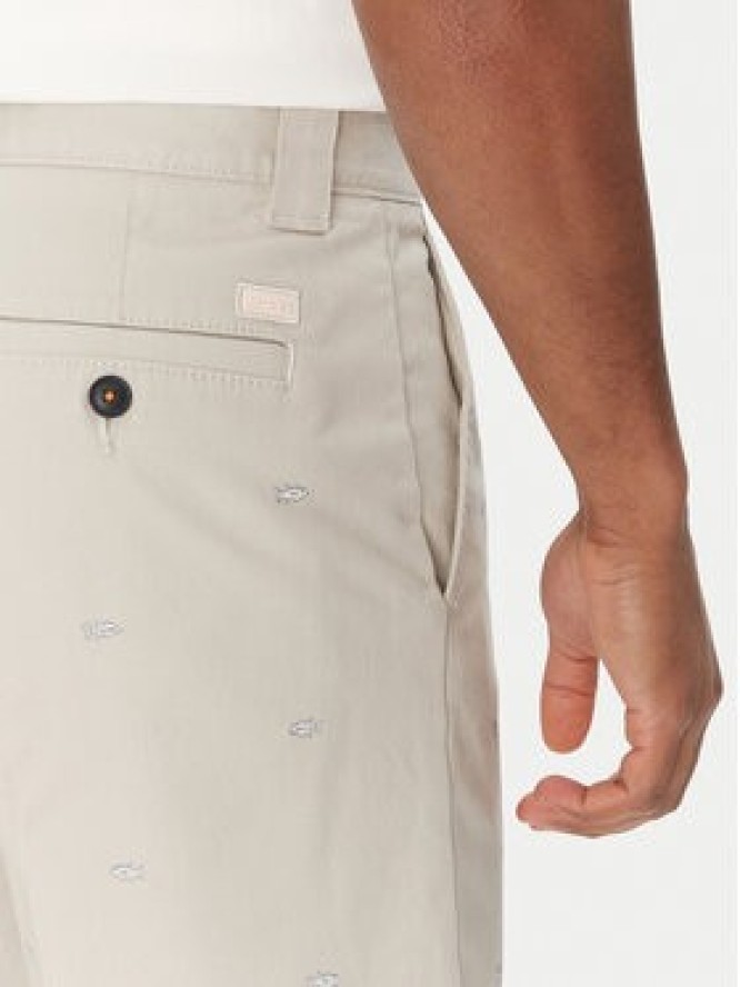 BOSS Szorty materiałowe Chino-Straight-S 50539161 Beżowy Regular Fit
