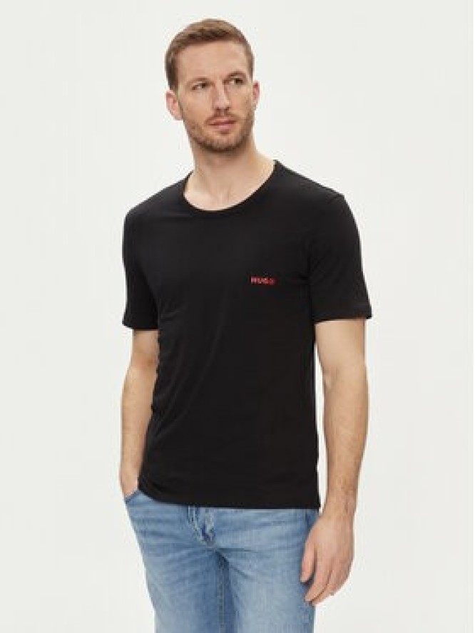 HUGO Komplet t-shirtów 50493972 Czarny Regular Fit