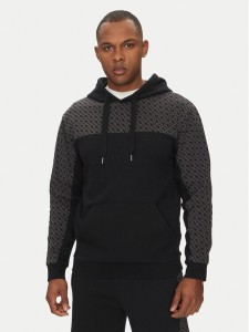 BOSS Bluza Luke 50540534 Czarny Regular Fit