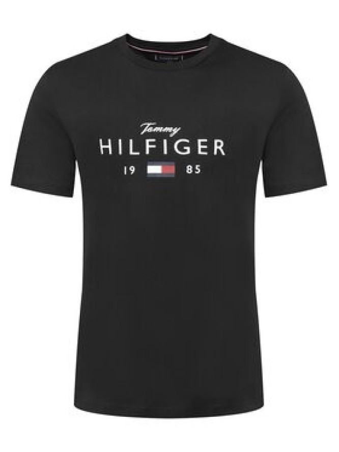 Tommy Hilfiger T-Shirt MW0MW41455 Czarny Regular Fit