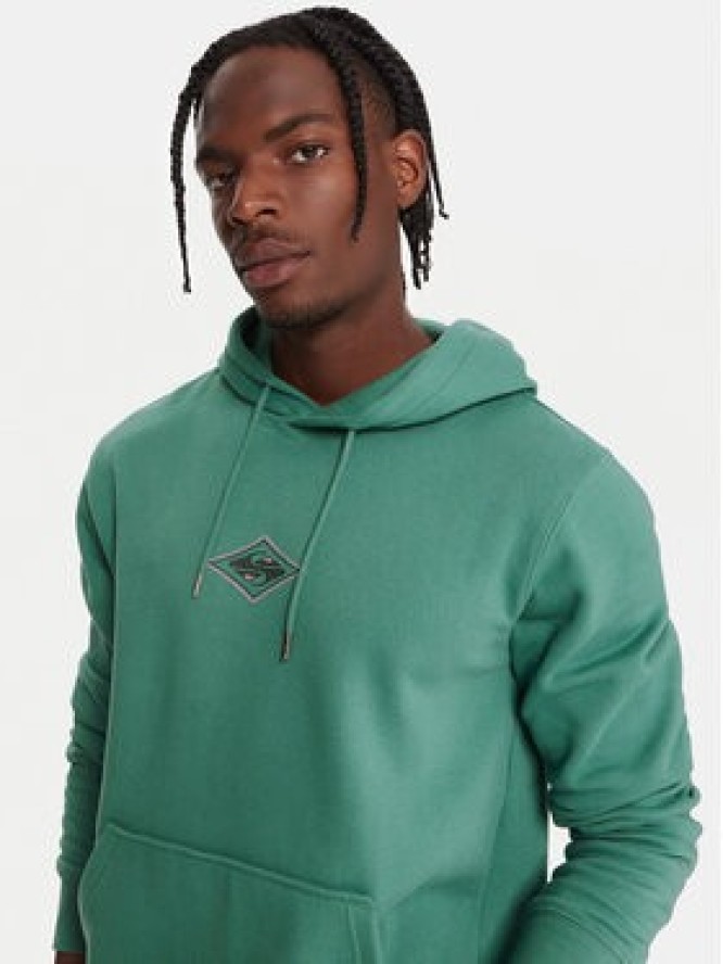Quiksilver Bluza Graphic EQYFT05131 Zielony Regular Fit