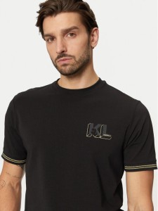 KARL LAGERFELD T-Shirt 755463 551235 Czarny Regular Fit
