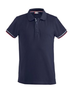 clique koszulka polo Newton 100% ring spun bawełna - dark navy