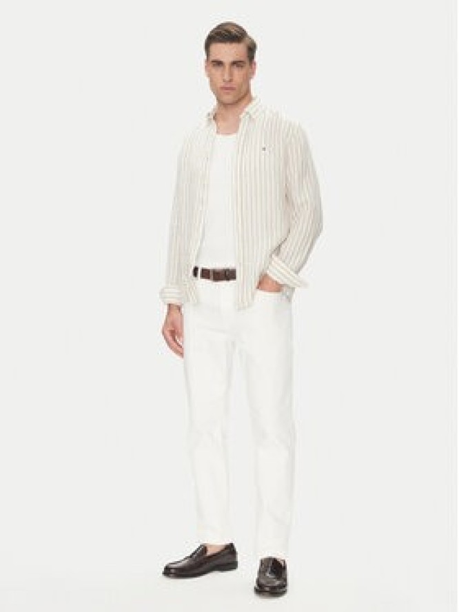 Tommy Hilfiger Koszula Essential MW0MW38581 Beżowy Regular Fit