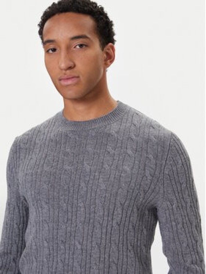 BOSS Sweter H-Hetico 50549975 Szary Regular Fit
