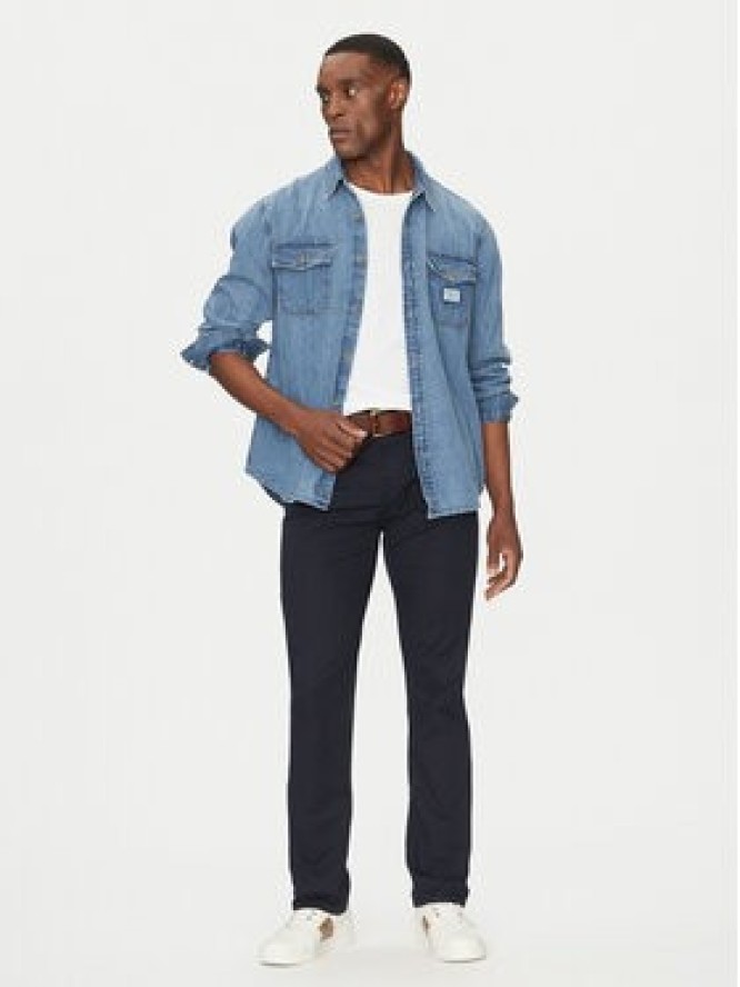 Guess Jeans Koszula jeansowa M4YH56 D5EI2 Granatowy Regular Fit