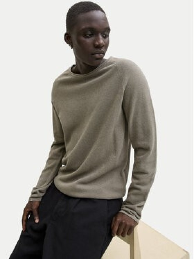 Jack & Jones Sweter Hill 12157321 Beżowy Regular Fit
