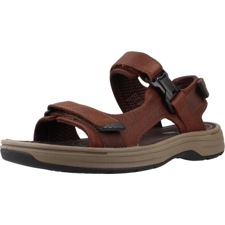 Sandały CLARKS SALTWAY EDGE Brązowy