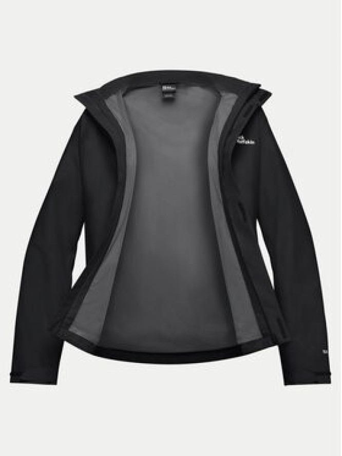 Jack Wolfskin Kurtka outdoor Trailtime 2l A63903 Czarny Regular Fit