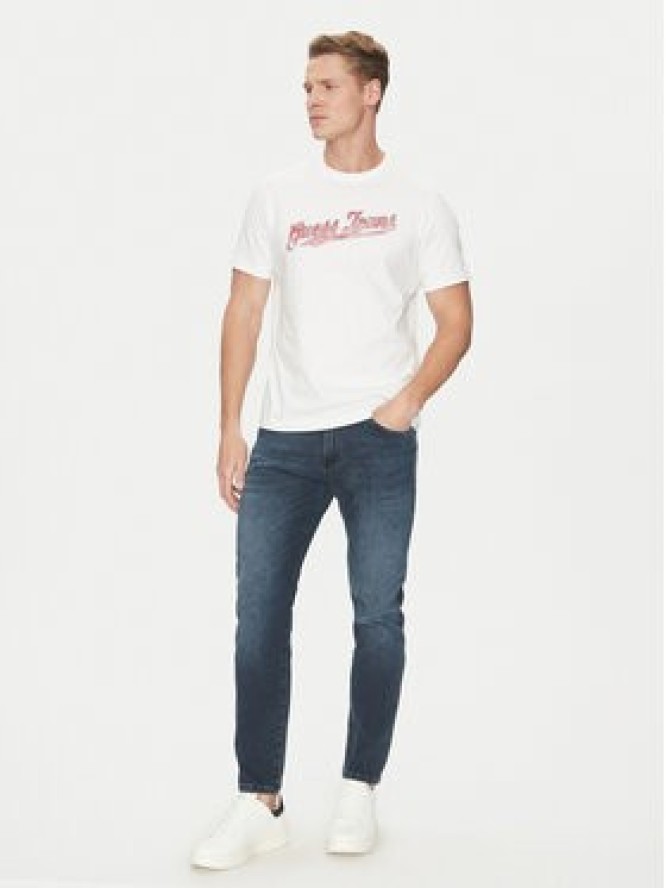 Guess Jeans T-Shirt M5GI54 K8FQ4 Biały Regular Fit