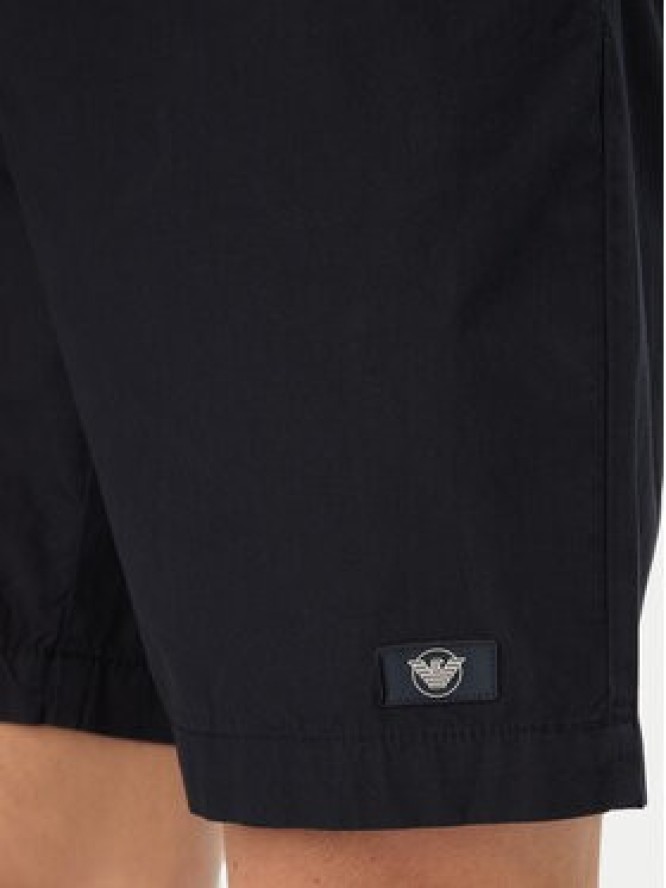 Emporio Armani Szorty sportowe EM000591 AF20428 UB102 Granatowy Regular Fit
