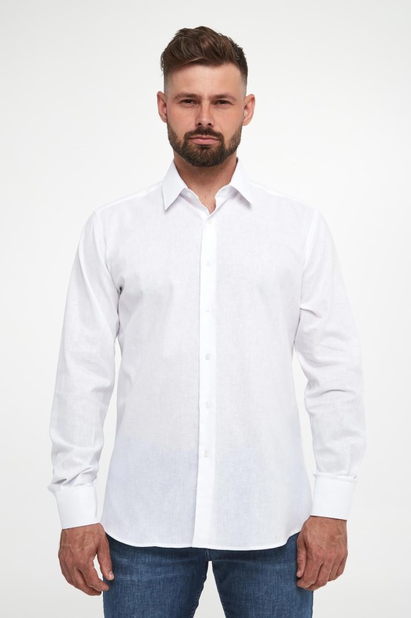 Koszula męska lniana KARL LAGERFELD