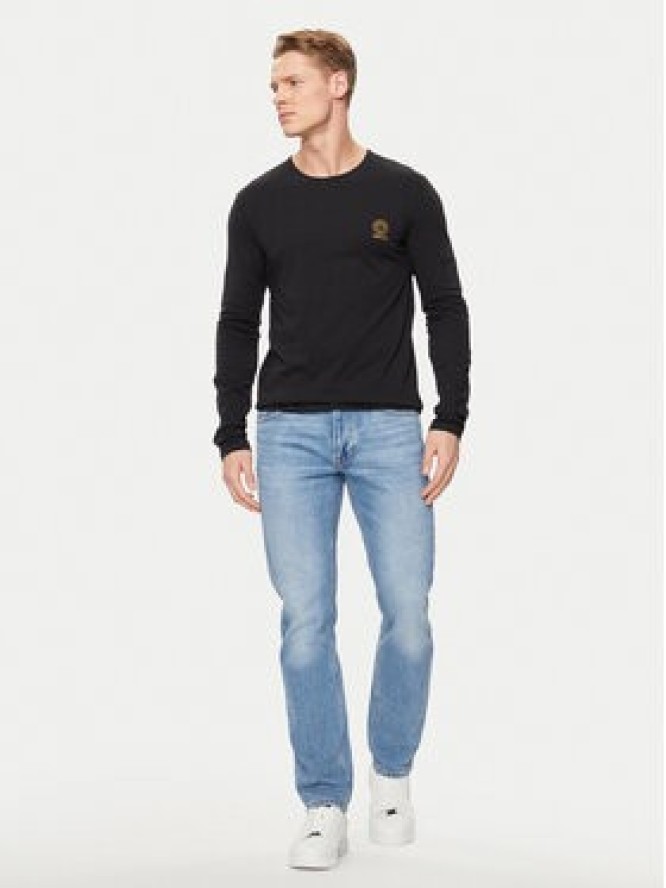 Versace Komplet longsleeve AU10197 Czarny Slim Fit