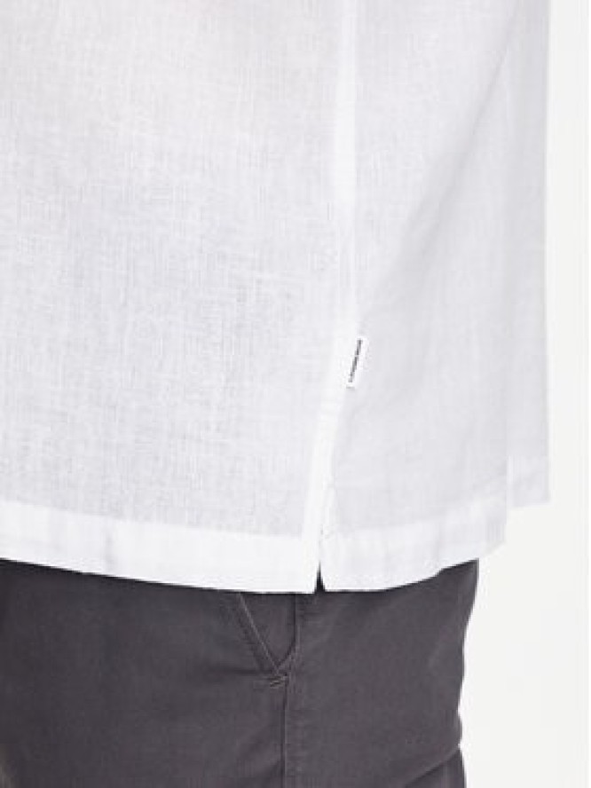 Lindbergh Koszula 30-203319 Biały Relaxed Fit