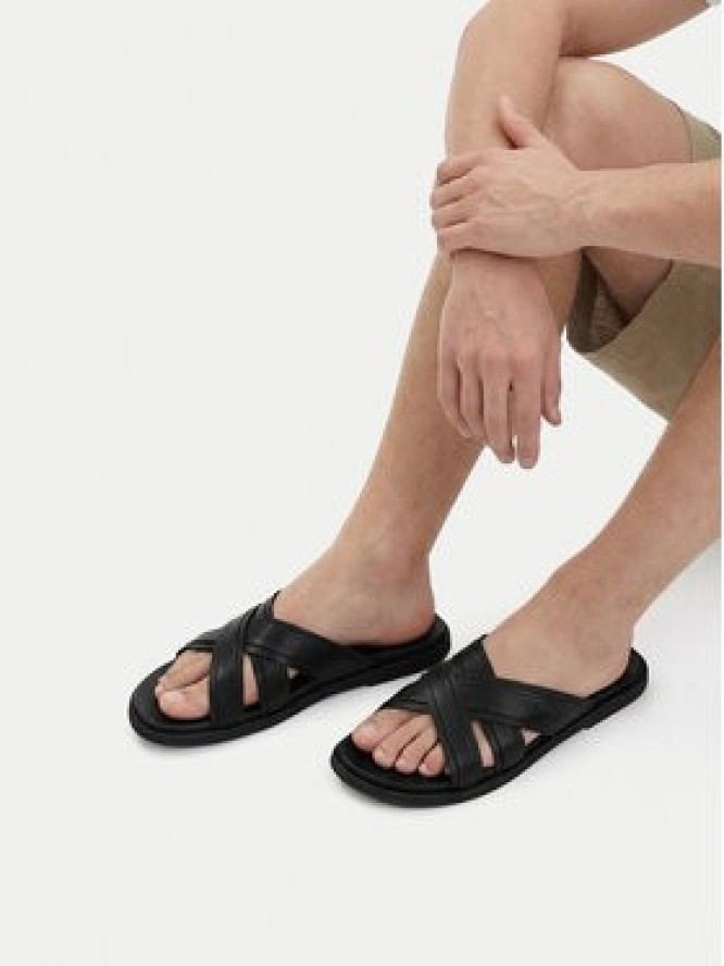 GINO ROSSI Klapki CEO-MARCELLO-11 MB Czarny