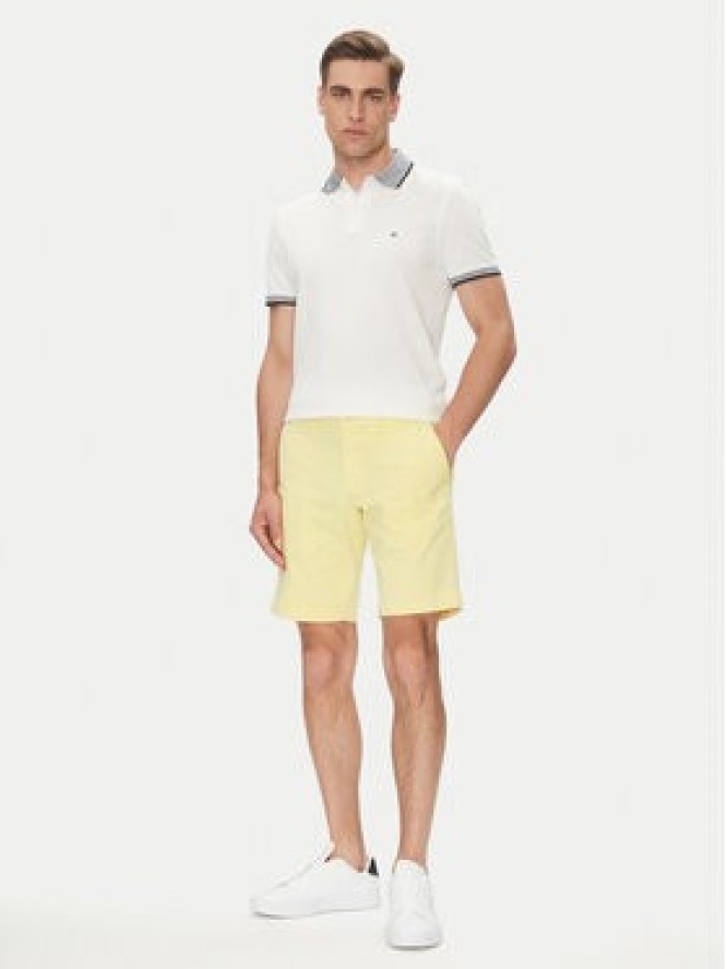 Tommy Hilfiger Szorty materiałowe Brooklyn MW0MW23563 Żółty Regular Fit