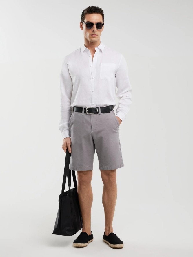 Szorty męskie szare Rossin 901