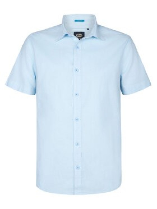 Petrol Industries Koszula M-1050-SIS414 Błękitny Regular Fit