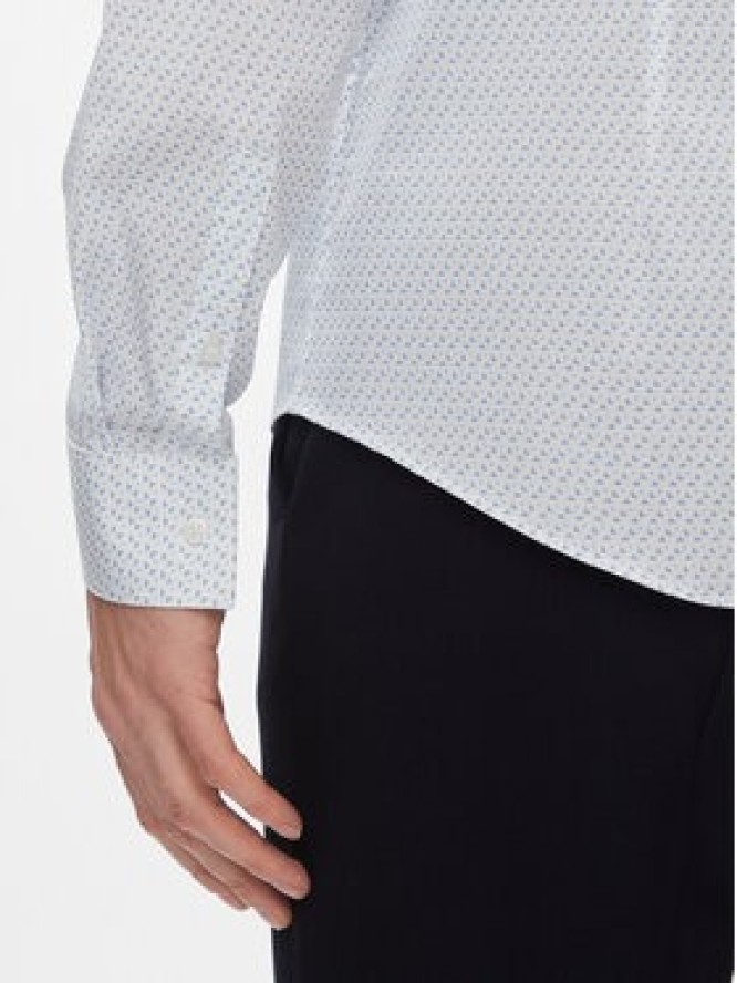 Calvin Klein Koszula K10K112311 Biały Slim Fit